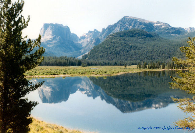 Squaretop Reflections, along the Green River, Wyoming